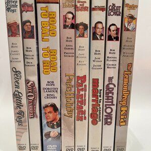 BOB HOPE FILM COLLECTION DVDs - LOT OF 8